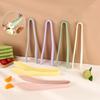 High-Temperature Resistant Silicone Food Tongs Non-Slip Kitchen Tongs Barbecue Clips  Sandwich