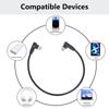 90 Degree USB 3.1 Type C to Type C Cable 40W Angled 3.1 USB Type C Male Extension Cable Supports Charging,Data