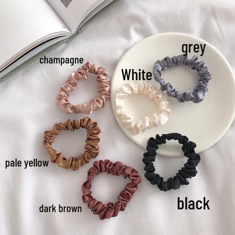 

Элегантные французские атласные резинки для волос - 6 шт. в упаковке