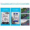3.5'' HDD Case SATA To USB 3.0 Adapter External Hard Drive Enclosure for 2.5" 3.5" SSD Disk 450Mb/s 22TB HDD Case for PC Laptop