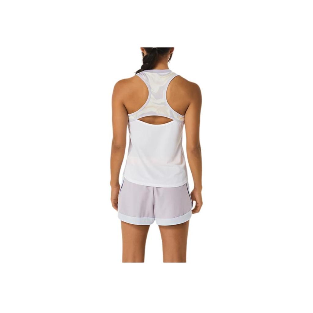Asics Tennis Comfortable Color Block Round Neck Pullover Vest Women tops Purple White 2042A250-500