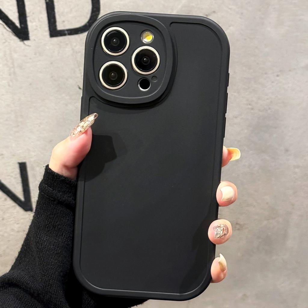 New TPU Matte Large Eyes for Apple 16Promax Phone Case 15 Soft Case 14 Anti Drop Protective Cover