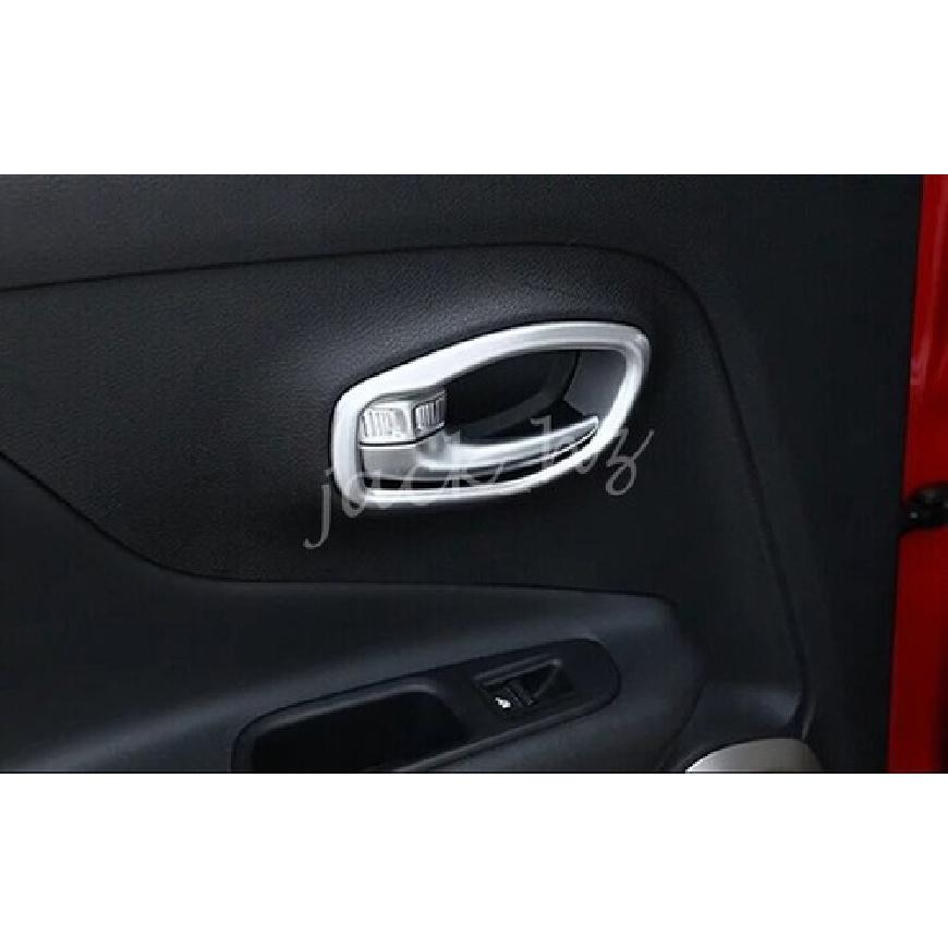 Interior Door Handle Surround Cover Trim Accessories For Jeep Renegade 2015-