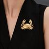 Retro Ocean Crab Animal Metal Brooch Fashion Shaped Lapel Pin 1Pcs Durable Decor for Daily Wear Party Costume Friend Gift