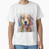 Colorful Dog Painting Classic T-Shirt T-Shirt Made In US/AUS Size S-2XL Unisex T-Shirt