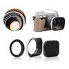 Mirrorless Camera Lens Hood, Aluminum Build Various Size Prevents Lens Ghosting 37/39/40.5/46/43/49mm
