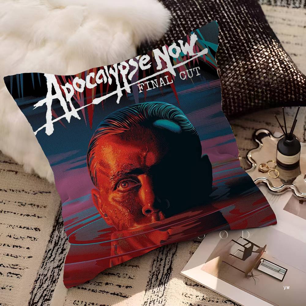 Apocalypse Now Movie Pillow Covers Cartoon Sofa Decorative Home Double-sided Printing Short Plush Cute Cushion Cover