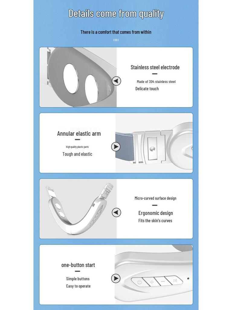 V-Shaped EMS Face Slimming and Shaping Massager