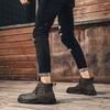 Fashion Warm autumn and winter men's shoes Classic minimalist fashion style Leisure Business Office Outdoor black adult short boots