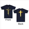 Jesus God Lover Christian Cross Faith Religious Front  Back Print Unisexs Tshirt
