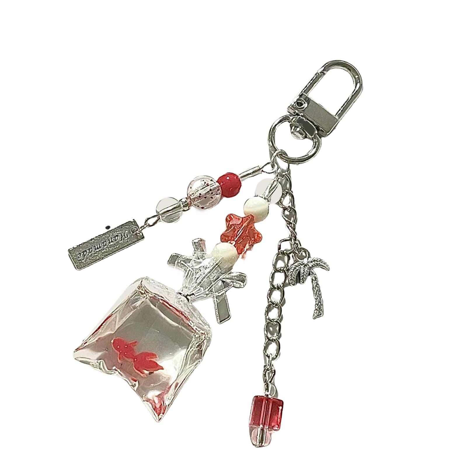 

Модный брелок ручной работы из кокосовых бусин, портативный и прочный аксессуар из смолы для любителей моды