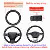 1 Stereo Embossed Massage Hand Type Leather Automotive Supplies Without Inner Ring Steering Wheel Cover Fits 14.5-15 Inches