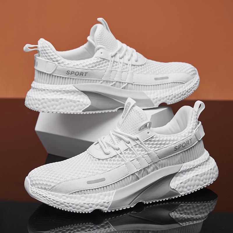 Mens Running Shoes Breathable Lightweight Morning Walking Parks Slow Jogging Cities Leisure Sports Snug Sneakers for Man