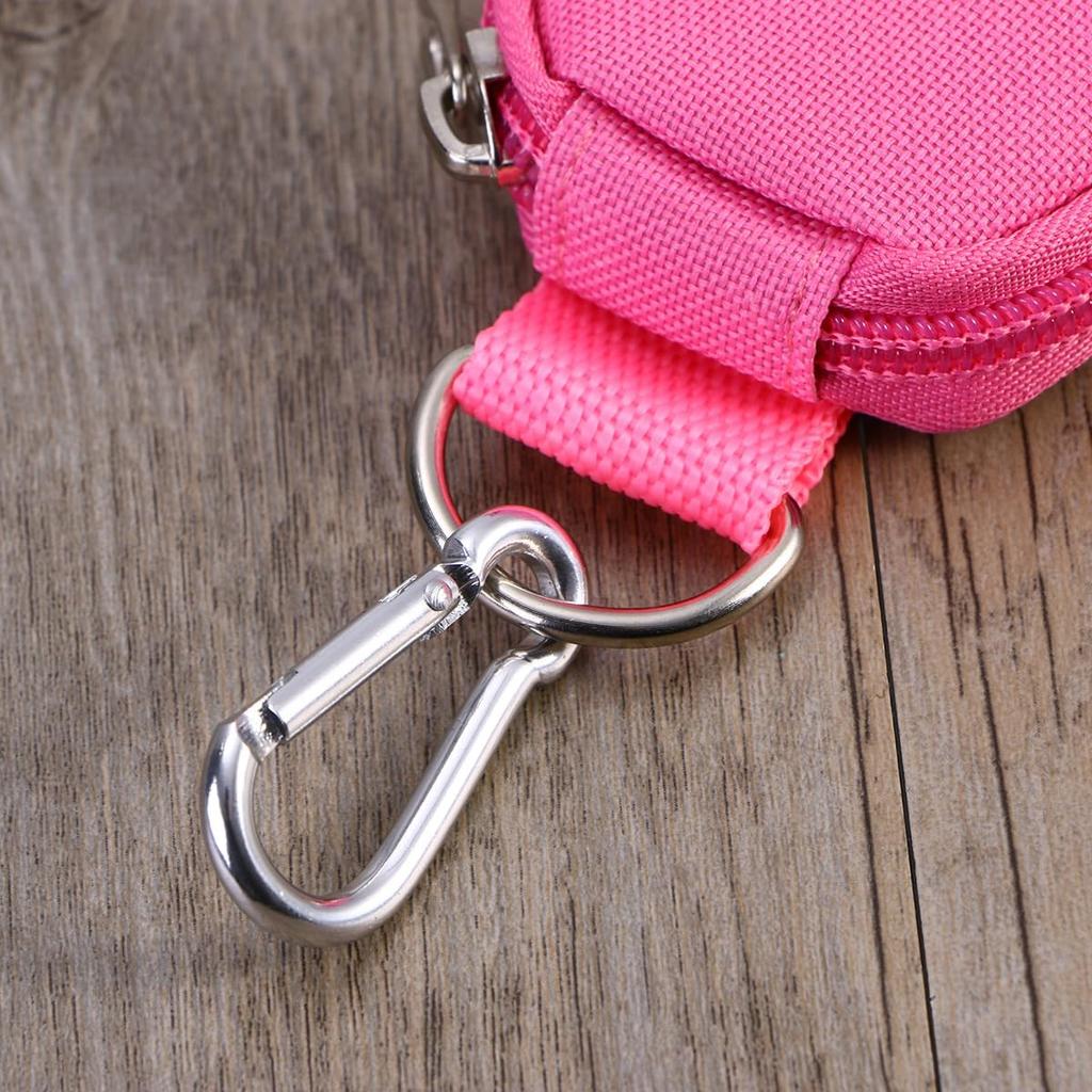 MAGICLULU 2pcs Portable Essential Oil Keychain Holder, Travel Bag with 10 Slots for 2ml Bottles, Lightweight Cloth Case with Sturdy Zippers and