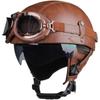 Vintage Kask Erkek Büyük Beden NIU Motosiklet Sert Şapka Kadın Seyahat Yarım Kask Yaz