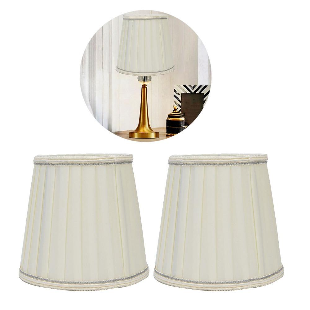 2PCS 5.5 inch Height Lampshade Fabric Chandelier Lamp Shades Modern Wall Lamp Shade  Floor Lamp