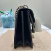 [Pre-Owned] Dionysus Tiger Head Buckle Logo Chain Canvas Leather Shoulder Crossbody Bag - Very Good #SQML6O