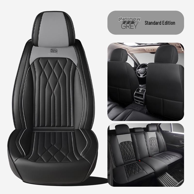 Universal Four Seasons Full Surround Leather Car Seat Cover and Cushion.