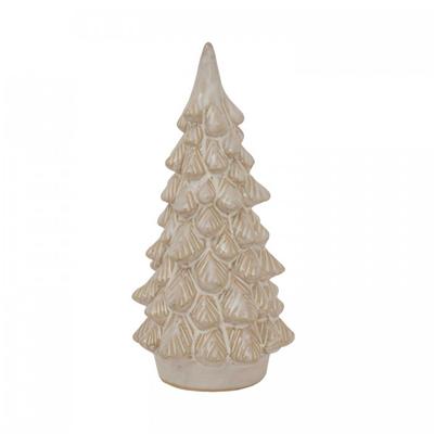 Hill Interiors Seramik Karlı Ağaç Noel Süsü