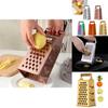 Kitchen Steel Stainless 4 Sided Box Food Grater Vegetable Cheese Shredder Slicer