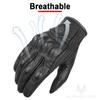 Suomy Motorcycle Leather Gloves Retro Motorcyclist Gloves Men Women Vintage Motocross Gloves Black Motorcycle Accessories