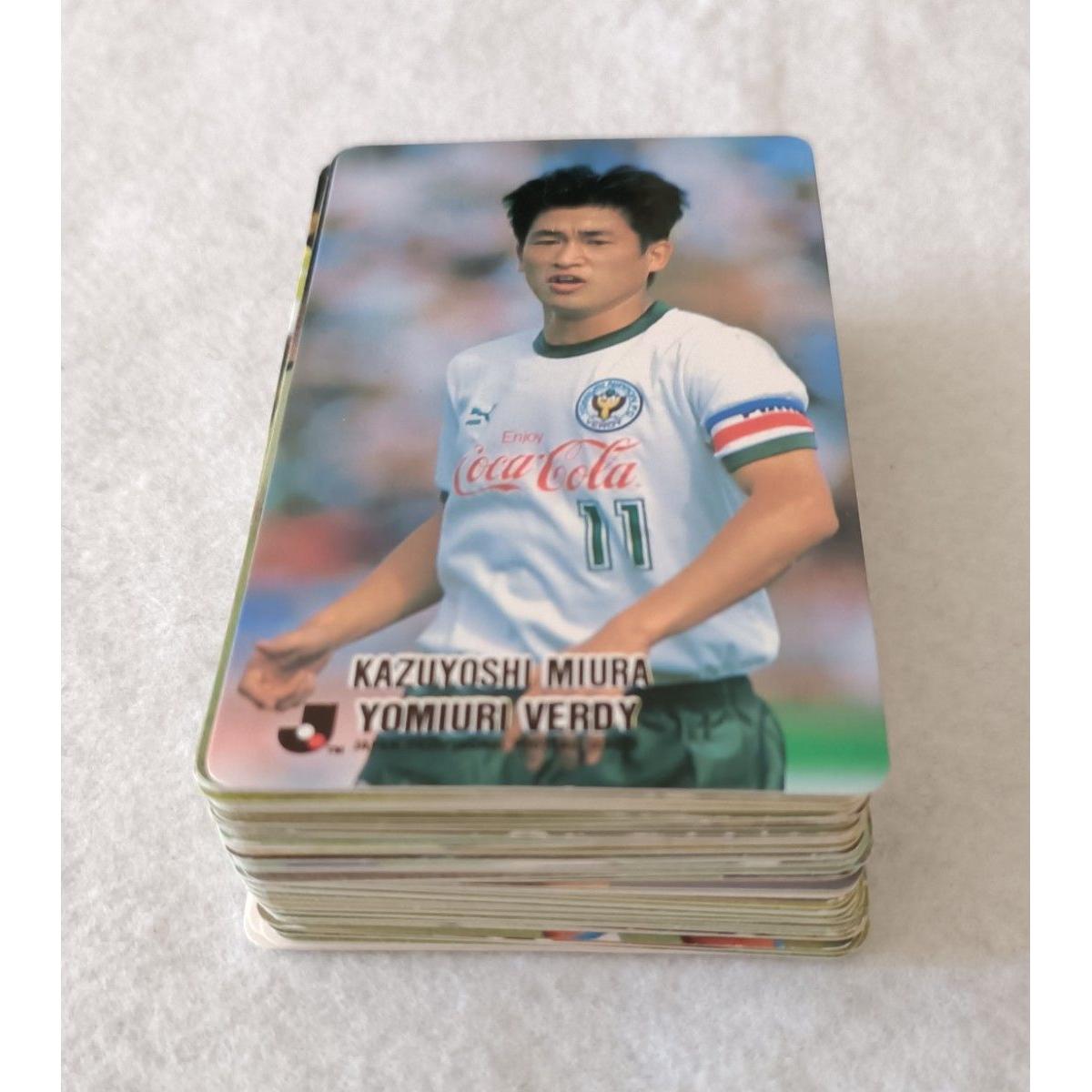 Used Calbee J League cards approximately 60 pieces (some duplicates)
