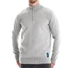 Men's Winter Solid Color Stand Collar Half Zipper Slim Fit Knit Long Sleeve Top