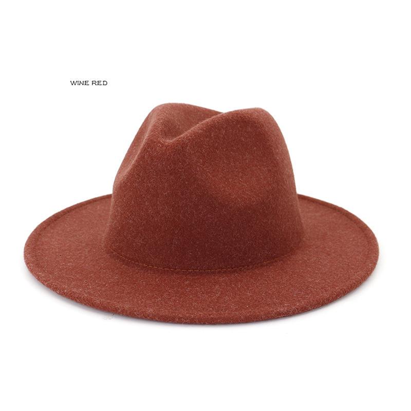Buy FS Beige White Wool Jazz Hat Women 