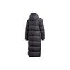 Adidas Originals Long Down Windproof Warm Casual Sports Comfortable Long Hooded Down Jacket Women Jacket Black GD2498