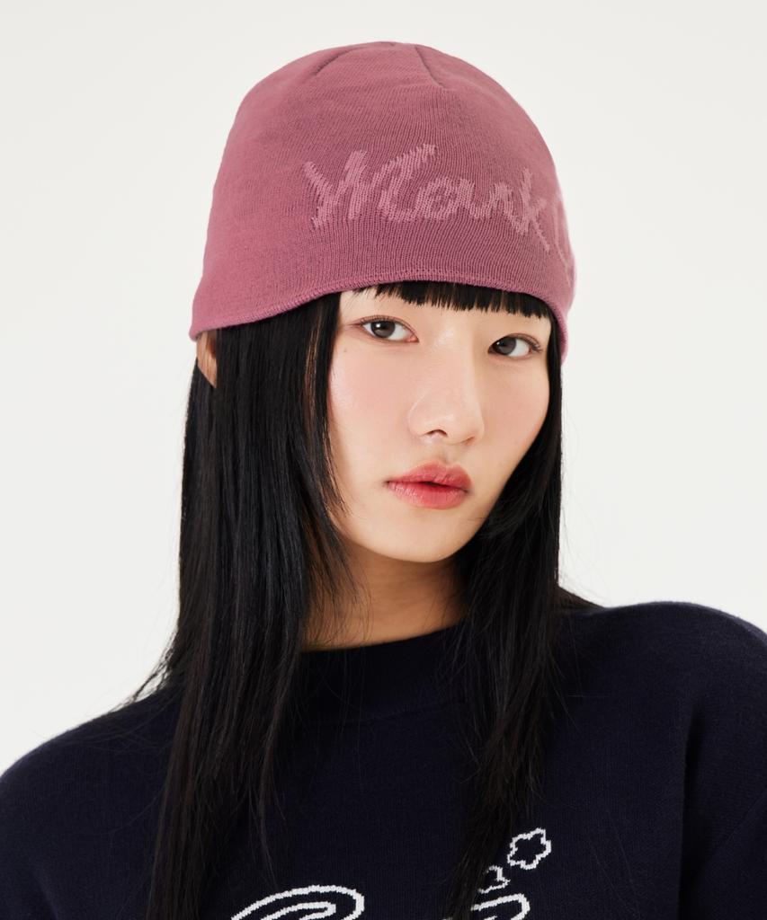 Mark Gonzales Mg Jacquard Skullcap Beanie - Pink