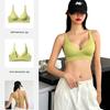 Striped Seamless Soft Support Bra, Comfort Push-Up Lift Anti-Sag Back Shaping Bra for Small Bust Women