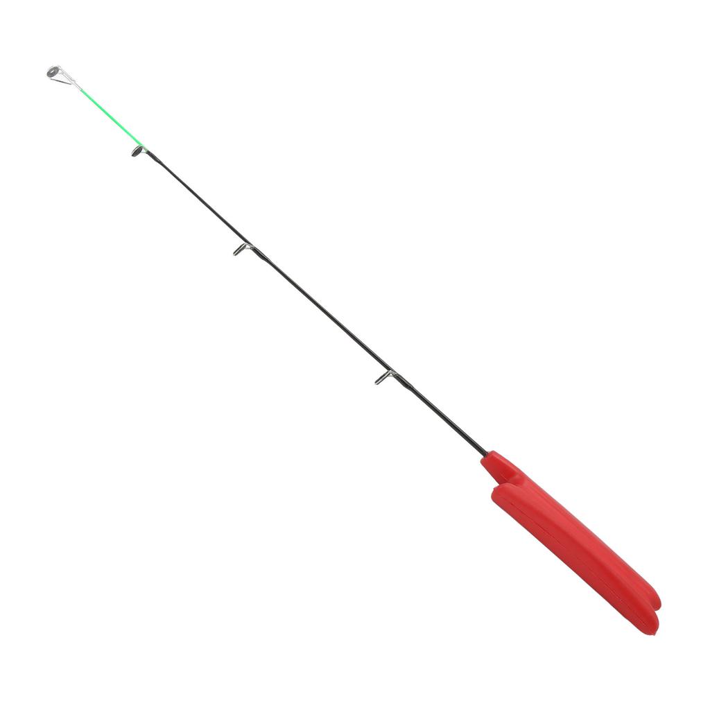 Ultra krótka wędka z włókna szklanego do połowu pod lodem, solidna, lekko zimowa wędka do połowu w słodkiej wodzie