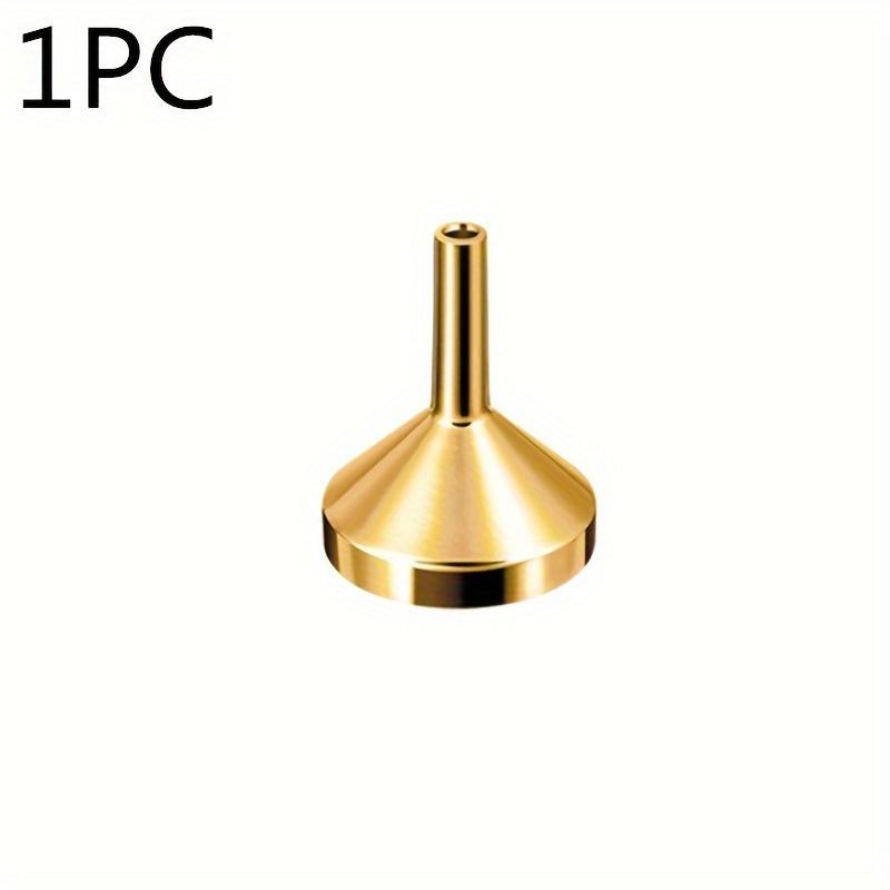 Mini Metalltrichter-Set zum einfachen Einfüllen - Hitzebeständig und Multifunktional, Erhältlich in Silber, Gold