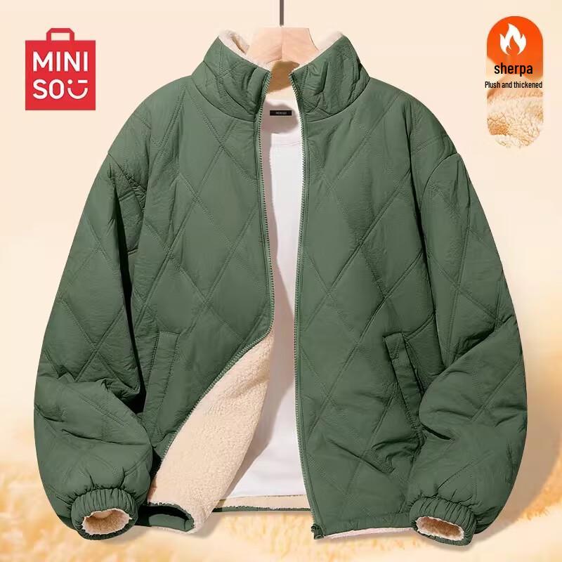 

MINISO Men s Solid Color Padded Jacket 2XL