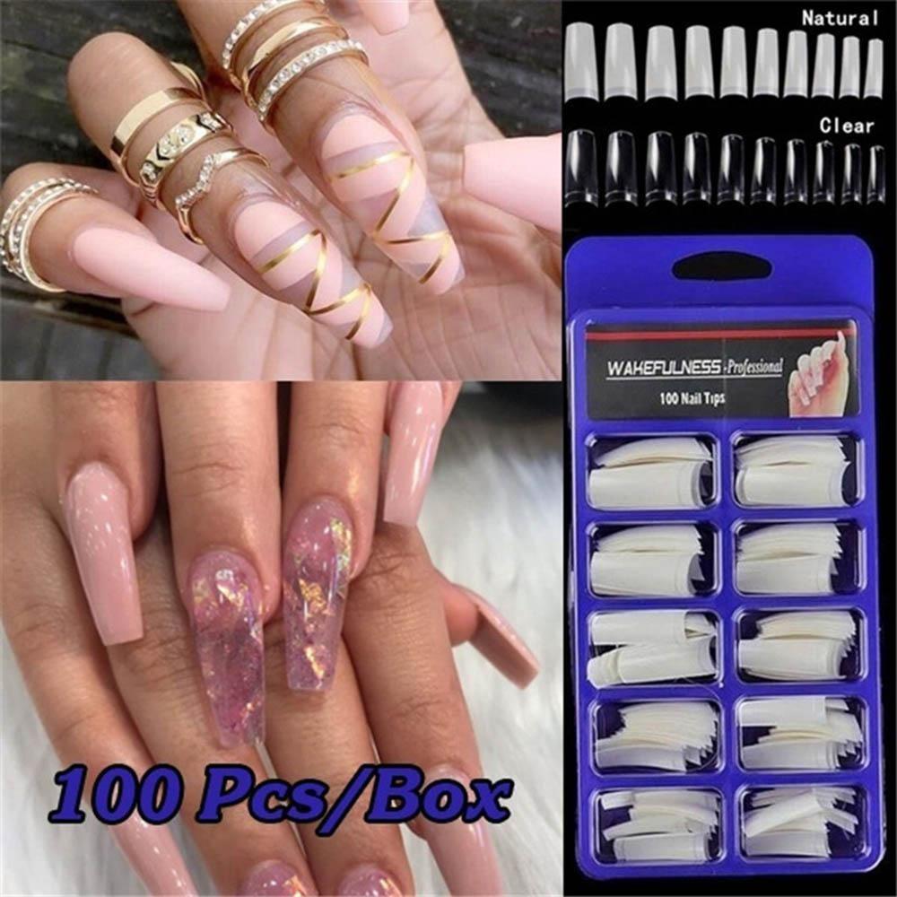 

3Colors DIY UV гель Французский маникюр Косметические инструменты Накладные ногти Накладные кончики ногтей