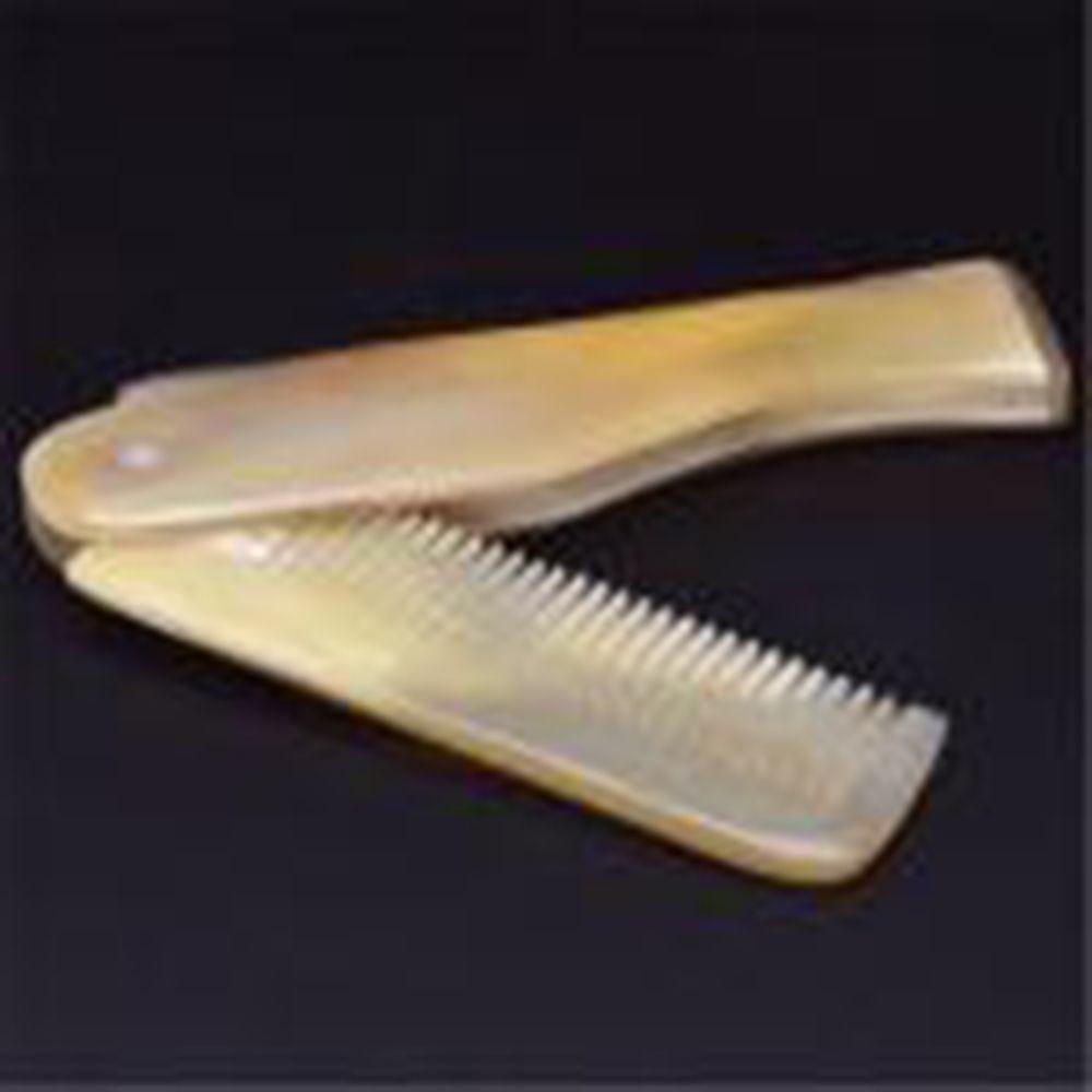 Beauty Tool Hair Styling Tool Portable Foldable Yak Horn Comb Massage Comb Hair Care Tool