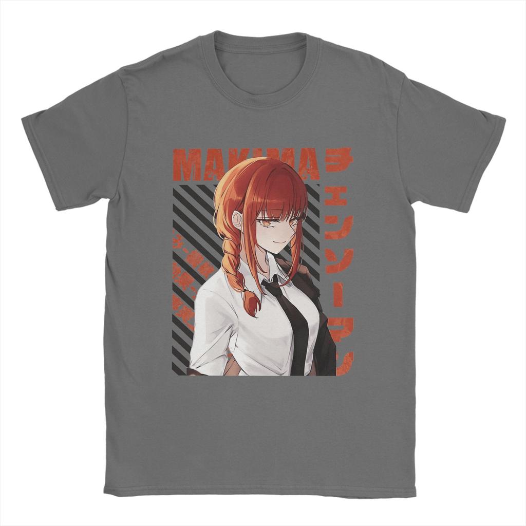Chainsaw Main Anime Asa Mitaka T Shirts for Men Cotton Creative T-Shirts Crew Neck Tee Shirt Short Sleeve Clothes Plus Size