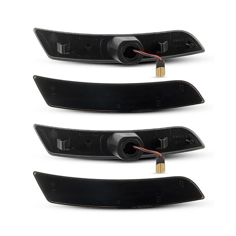 4Pcs LED Light Car Accessories Amber Front Side Marker Light Red Rear Side Fender Side Lights Fit For Chevrolet Camaro 2016-2024