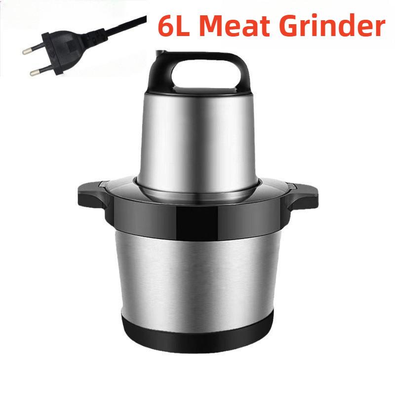 Large Capacity Multifunctional  Complementary Food Processor Automatic Veg Chopper Stainless Steel Electric Meat Grinder