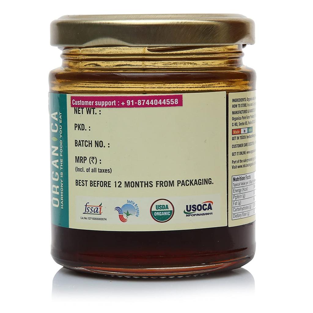 Mel Natural com Tulsi (200 g), Mel Orgânico Infundido com Tulsi, Organica