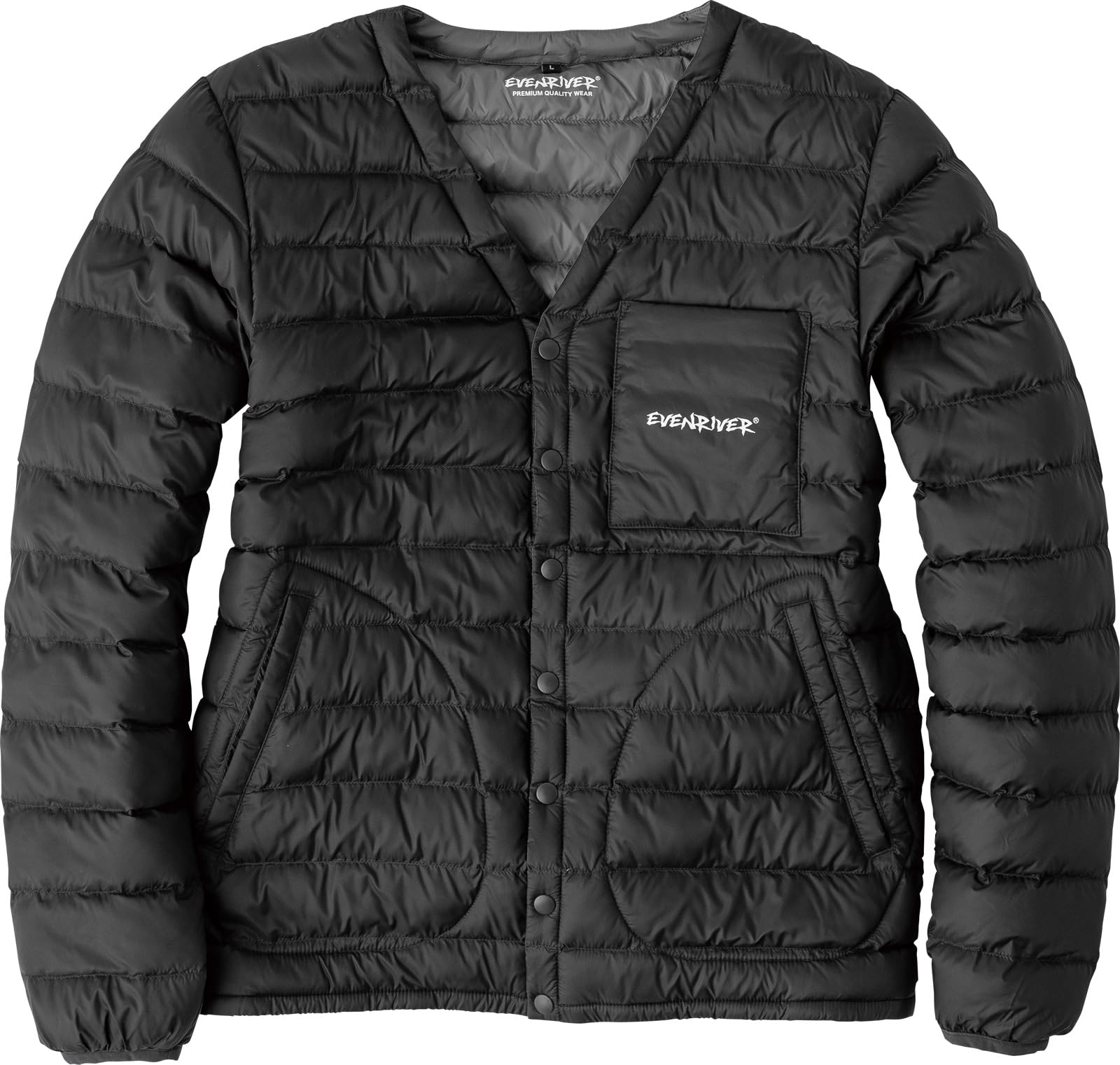 

Musashino Uniform Even River Fiber Down Jacket R127, Sizes M-4L, Camouflage, Lightweight, Warm, Outdoor, Workwear, Casual, EVENRIVER 114-r127-S (5-Bl