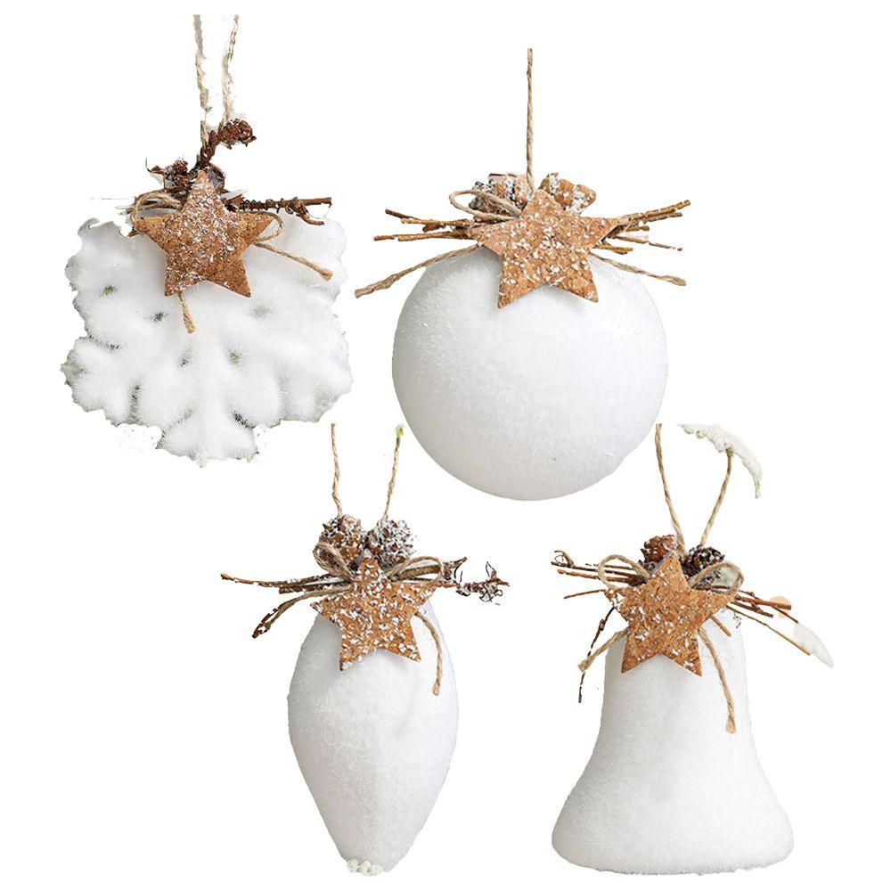 

Ball Bell Snowflake Gift Balls Hanging Tree Pendants Christmas Tree Decor Ornaments Christmas Ball