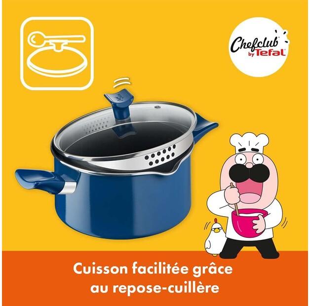 Tefal Chefclub Pasta La Vista Cookware Set (G804S404)