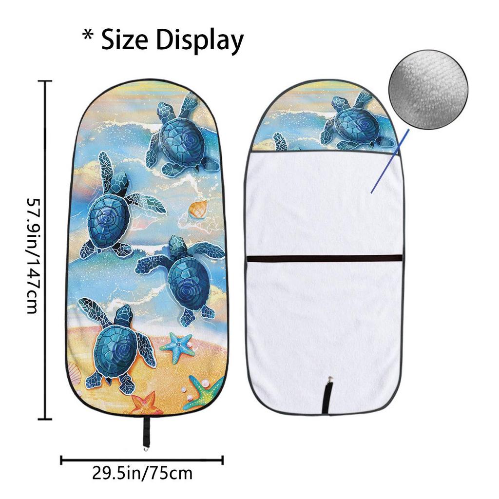 All-Season Universal Car Seat Towel Protector for Front Seats - Ideal for Gym and Exercise