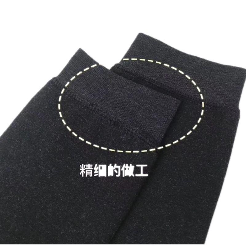 Autumn and winter colorful cotton velvet thickened thermal men's long johns solid color men's leggings integrated pants