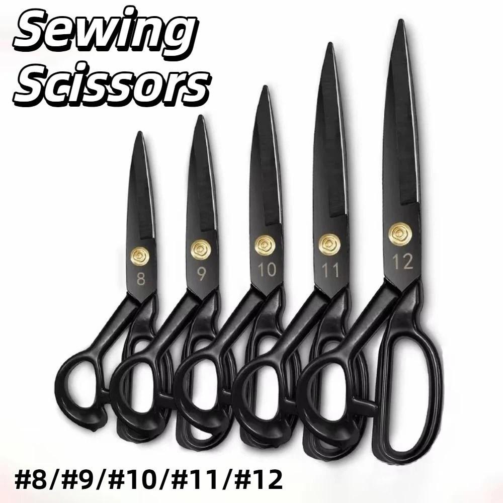 8-12inch Fabric Scissors Ergonomic Leather Cutting Scissors Sewing Shears Tailoring Work