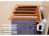 Side-Mounted Pull-Out Telescopic Trouser Rack with 10 Rods for Walk-In Closets