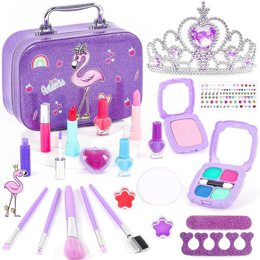 Purple Flamingo Children's Cosmetics Set Bag Christmas Nephew Birthday Gift, 1 Piece