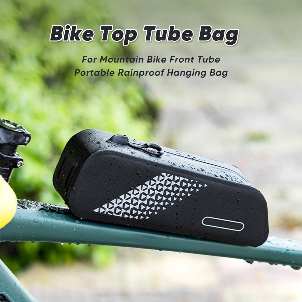 15L Bicycle Top Tube Bag 24.7 x 5.6 x 8cm Bike Frame Bag Bike Front Tube Bag Mountain Bike