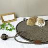 Cotton rope woven cat scratch pad toy ball integrated cat sleeping pad scratch resistant wear-resistant washable pet pad